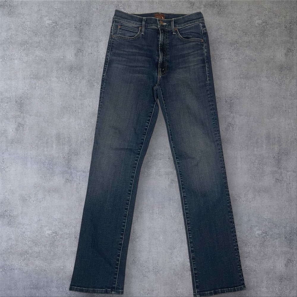 Mother‎ The Swooner Rascal Ankle Jeans Women 26 Blue Denim Cotton High Rise